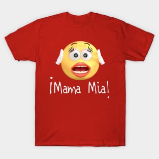 Spanish Teacher Mama Mia Hispanic Latino & Italian Culture & Food 111 T-Shirt